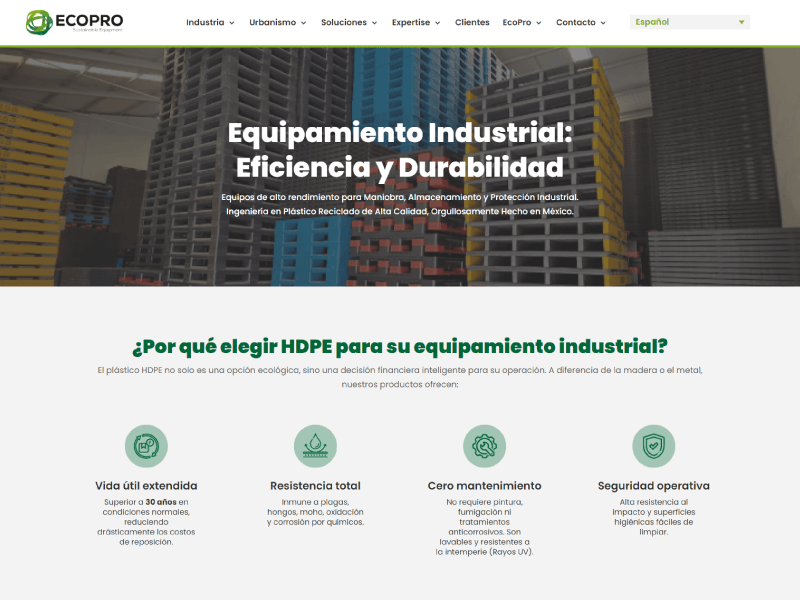 EcoPro: industry category view